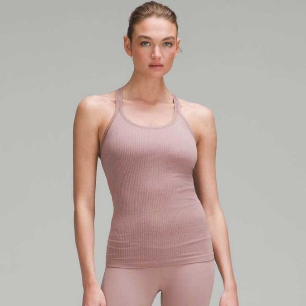 Lululemon Ebb to Street Tank Top Twilight Rose